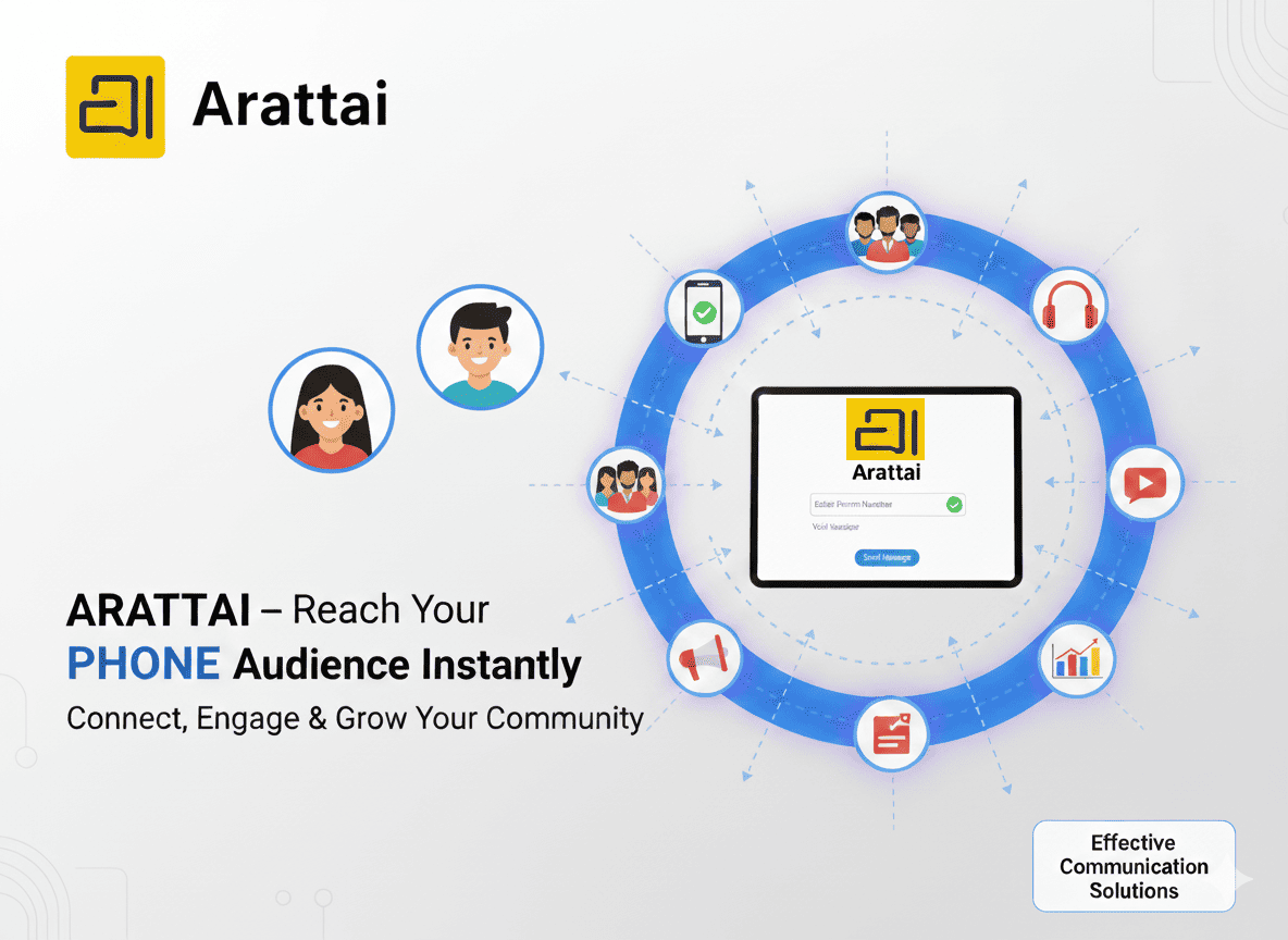 Arattai – Reach Your Audience Instantly